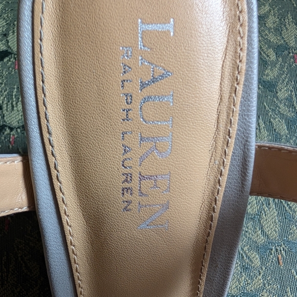 Ralph Lauren Women's Gray Wedge Sandals - Picture 11 of 15